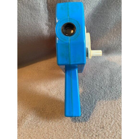 Vintage 1973 Six Million Dollar Man Movie Viewer Kenner Blue Red Retro Toy - Picture 3 of 11